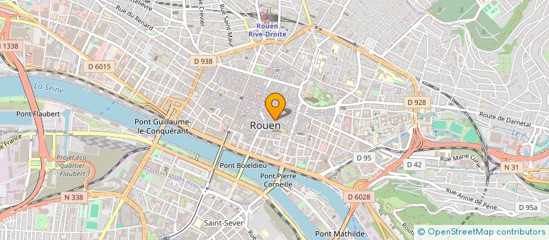 localisation de l'entreprise SCI DU 80 RUE SAINT ROMAIN  ROUEN