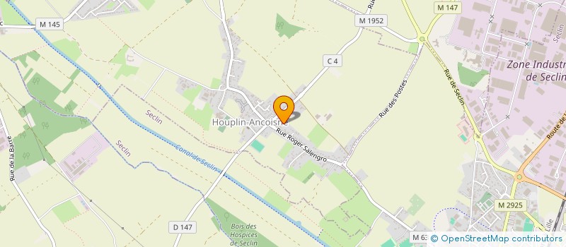 localisation de l'entreprise SCI DU 80 RUE SALENGRO  HOUPLIN-ANCOISNE