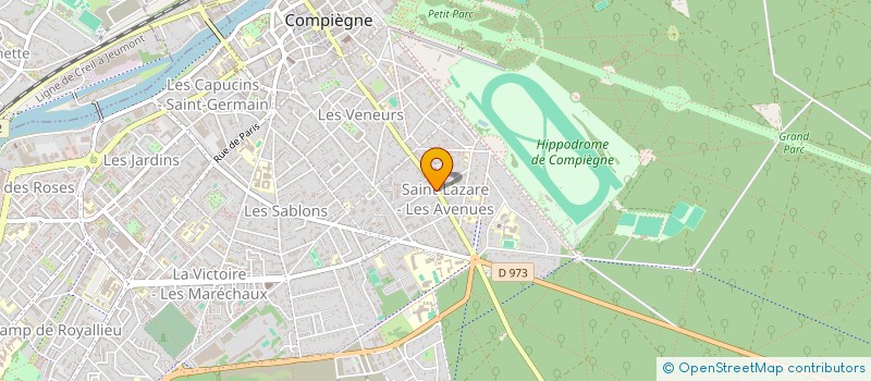 localisation de l'entreprise SCI DU 80 RUE ST LAZARE  COMPIEGNE