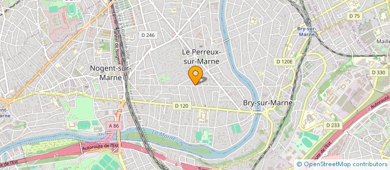 localisation de l'entreprise SCI DU 81 AV GABRIEL PERI à LE PERREUX-SUR-MARNE