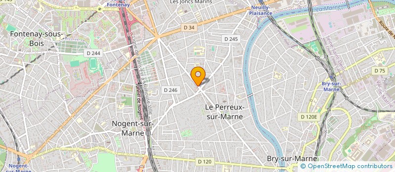 localisation de l'entreprise SCI DU 81 AV GEORGES CLEMENCEAU  LE PERREUX-SUR-MARNE