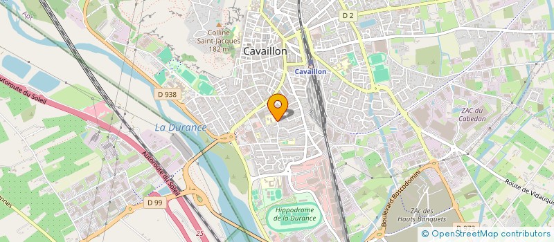 localisation de l'entreprise SCI DU 81 BD NATIONAL  CAVAILLON