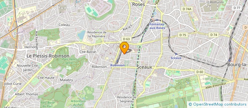 localisation de l'entreprise SCI DU 81 BOULEVARD DESGRANGES à SCEAUX