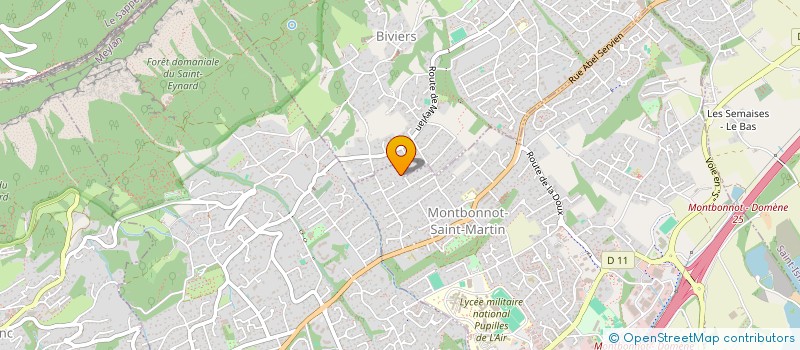 localisation de l'entreprise SCI DU 81 CHEMIN DES OISEAUX à MONTBONNOT-SAINT-MARTIN