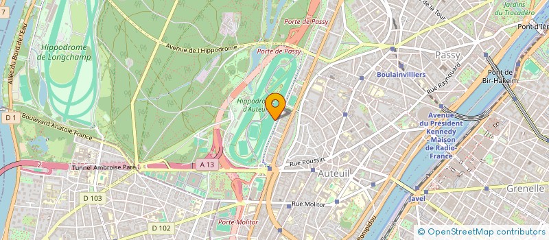 localisation de l'entreprise SCI DU 81 RUE DU ROCHER 75008   PARIS RE  PARIS