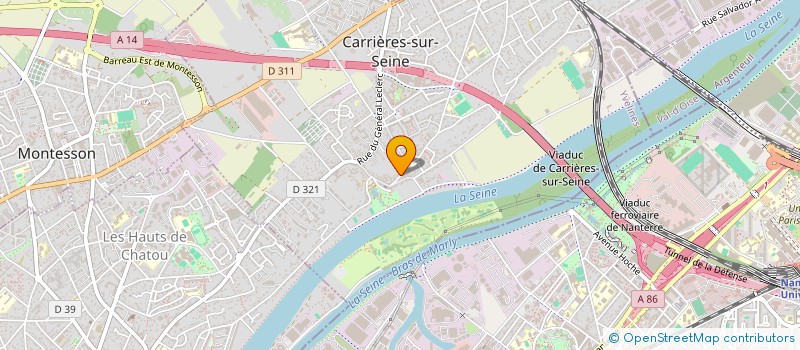 localisation de l'entreprise SCI DU 81 RUE GABRIEL PERI à CARRIERES-SUR-SEINE