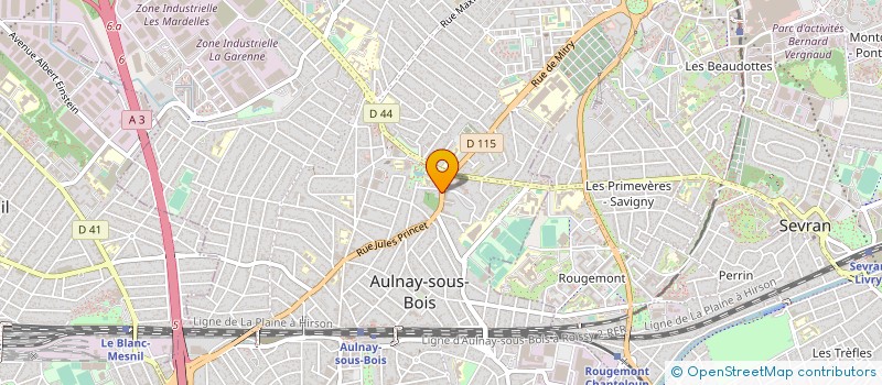 localisation de l'entreprise SCI DU 81 RUE JULES PRINCET à AULNAY-SOUS-BOIS