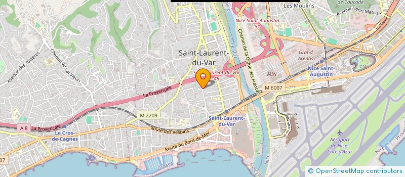 localisation de l'entreprise SCI DU 817 à SAINT-LAURENT-DU-VAR