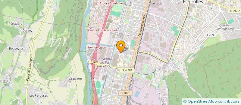 localisation de l'entreprise SCI DU 82 COURS JEAN JAURES  LE PONT-DE-CLAIX