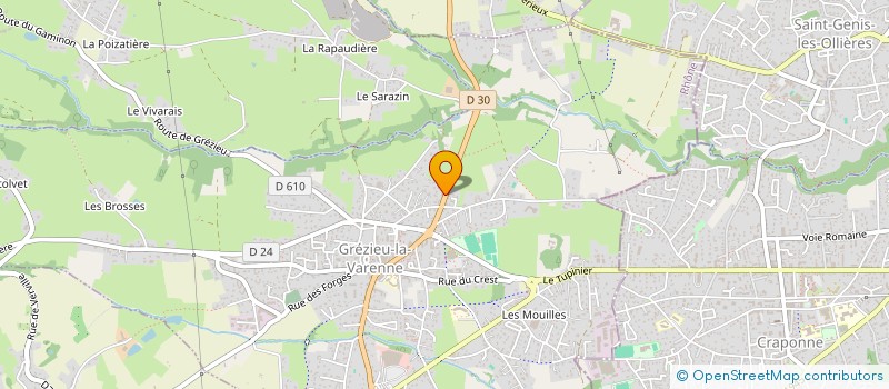 localisation de l'entreprise SCI DU 82 RUE DE LA PART DIEU  POLLIONNAY