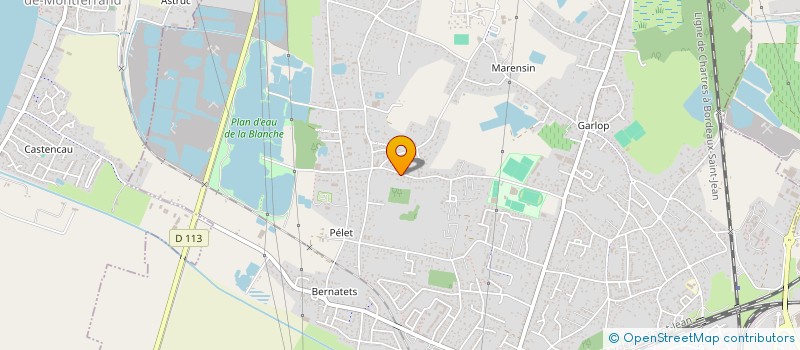 localisation de l'entreprise SCI DU 83 RUE PASTEUR  AMBARES-ET-LAGRAVE