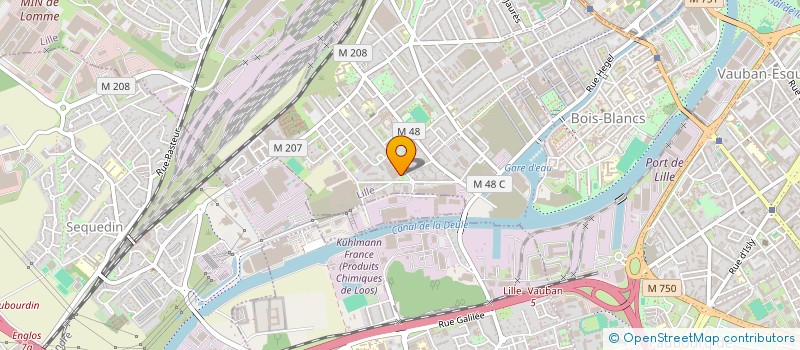 localisation de l'entreprise SCI DU 84 à LILLE