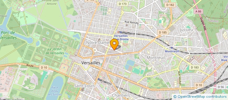 localisation de l'entreprise SCI DU 84 RUE DE LA PAROISSE à VERSAILLES