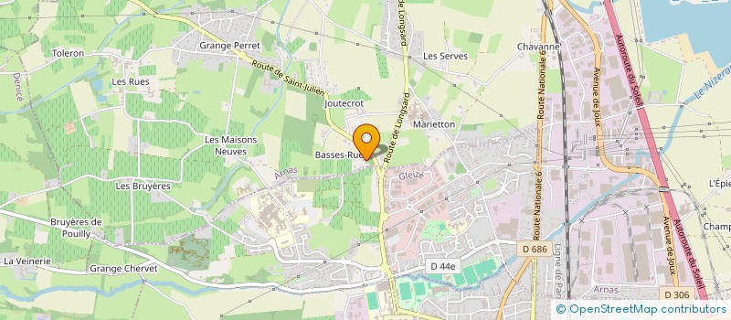 localisation de l'entreprise SCI DU 845 RUE NATIONALE  ARNAS