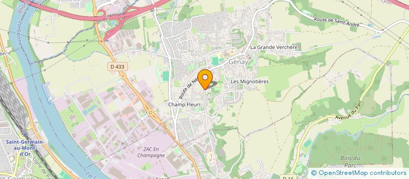 localisation de l'entreprise SCI DU 85 AVENUE LACASSAGNE  GENAY