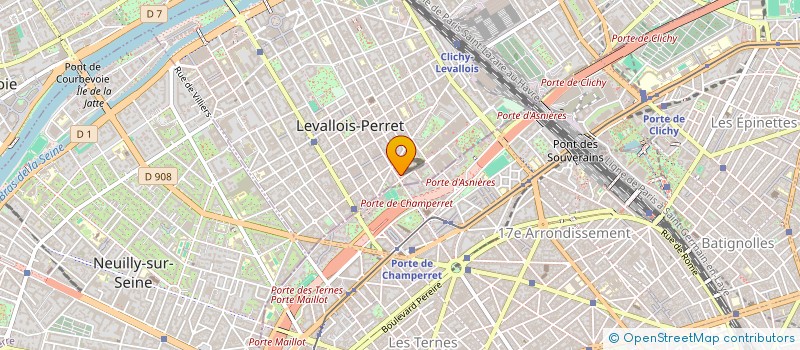 localisation de l'entreprise SCI DU 85 BD HAUSSMANN à LEVALLOIS PERRET