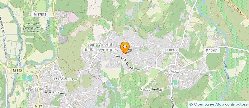 localisation de l'entreprise SCI DU 85 DES COLOMBIERS  ASSAS