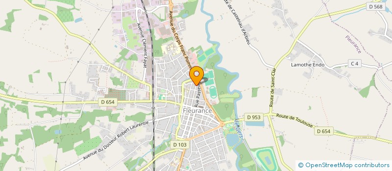 localisation de l'entreprise SCI DU 85 R A LAFFONT  FLEURANCE