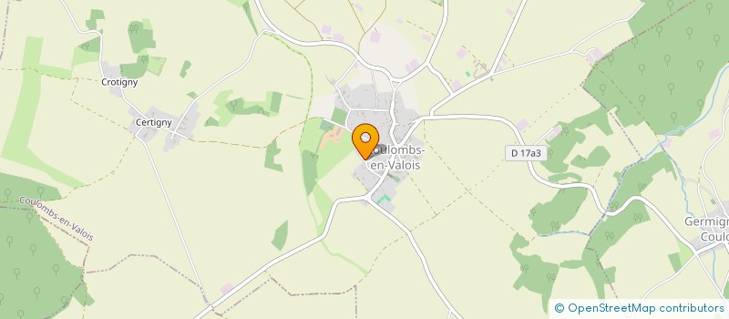 localisation de l'entreprise SCI DU 86 à COULOMBS-EN-VALOIS