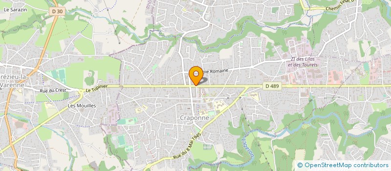 localisation de l'entreprise SCI DU 86 AV ED MILLAUD  CRAPONNE