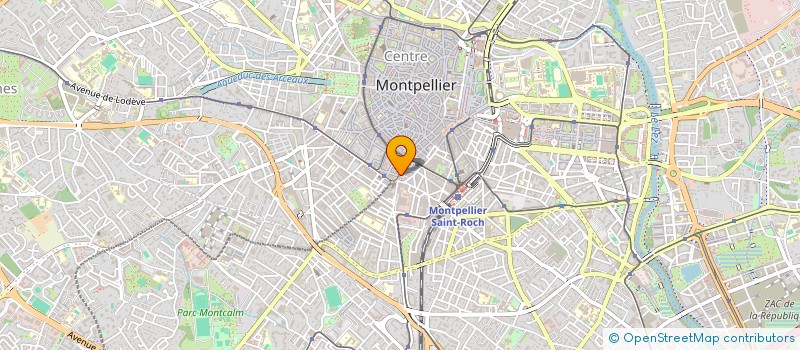 localisation de l'entreprise SCI DU 86 AVENUE DU GENERAL LECLERC à MONTPELLIER
