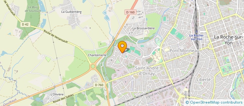 localisation de l'entreprise SCI DU 86 R FOCH à LA ROCHE-SUR-YON