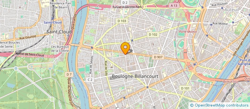 localisation de l'entreprise SCI DU 86 RUE D'AGUESSEAU A BOULOGNE à BOULOGNE-BILLANCOURT