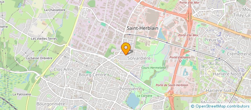 localisation de l'entreprise SCI DU 87  SAINT-HERBLAIN