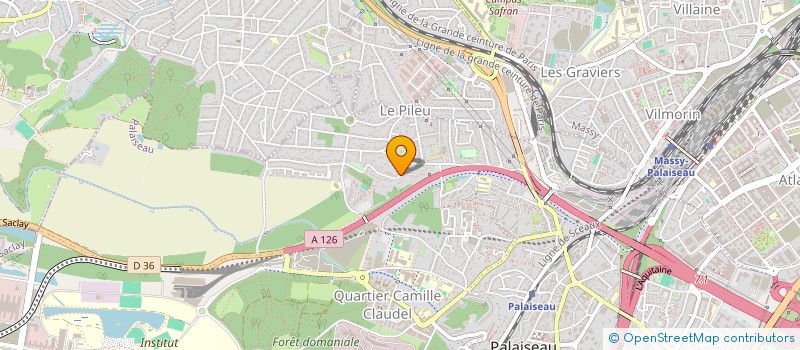 localisation de l'entreprise SCI DU 88 AVENUE CHARLES DE GAULLE à PALAISEAU