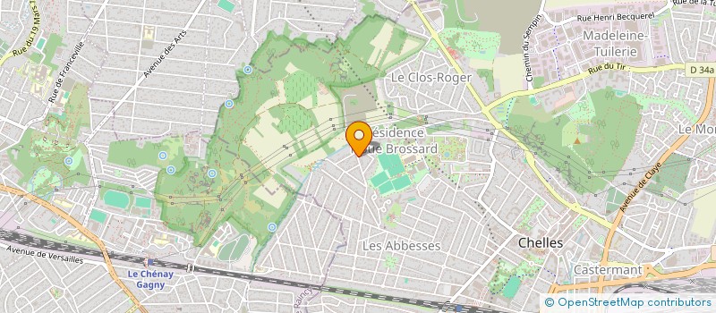 localisation de l'entreprise SCI DU 88 AVENUE D'IENA  CHELLES