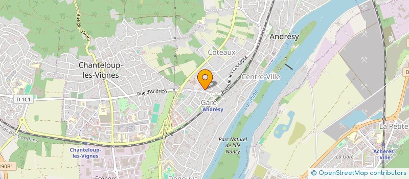 localisation de l'entreprise SCI DU 88 BD ROBESPIERRE  ANDRESY