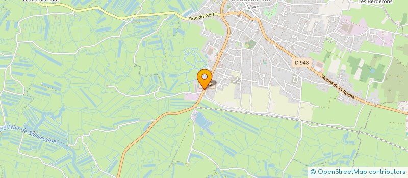 localisation de l'entreprise SCI DU 88 RTE DES SABLES  BEAUVOIR-SUR-MER