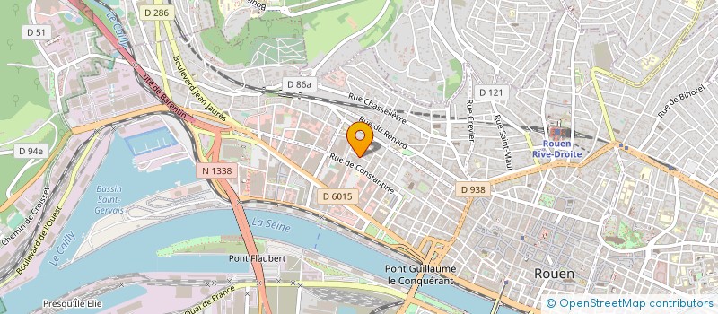 localisation de l'entreprise SCI DU 88 RUE DE CONSTANTINE  ROUEN