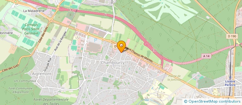 localisation de l'entreprise SCI DU 88 RUE DE LA FOLIE MERICOURT  CHAMBOURCY