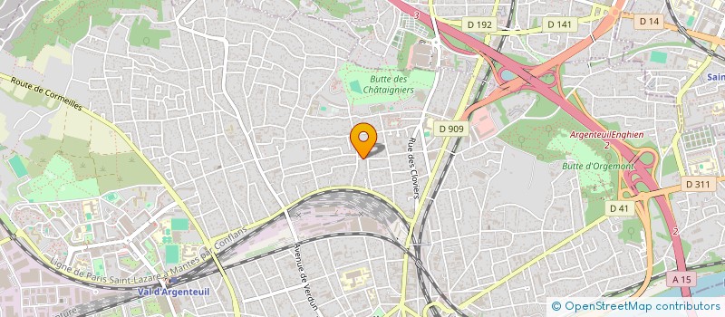 localisation de l'entreprise SCI DU 88 RUE DE LA REPUBLIQUE  ARGENTEUIL