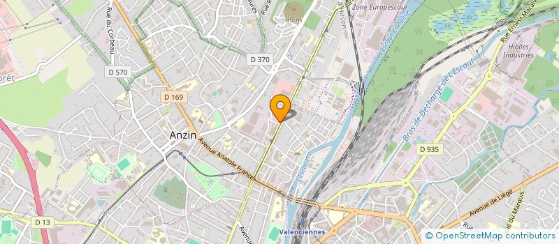 localisation de l'entreprise SCI DU 88 RUE JEAN JAURES  ANZIN