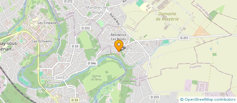 localisation de l'entreprise SCI DU 89 AVENUE CARNOT  PERIGNY