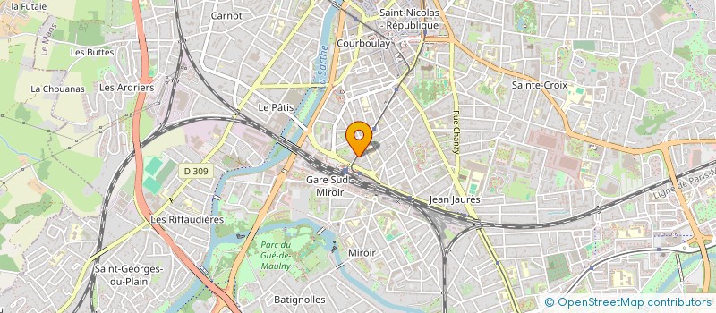 localisation de l'entreprise SCI DU 89 AVENUE DU GENERAL LECLERC  LE MANS