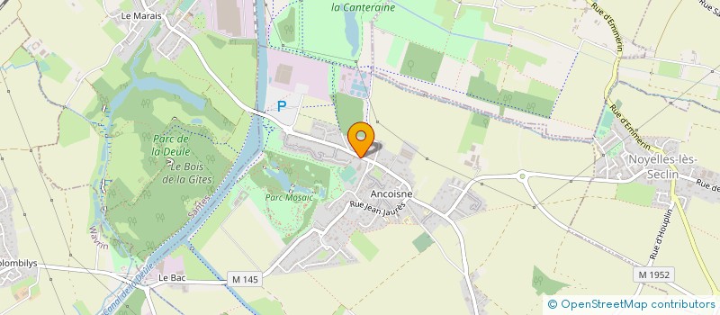 localisation de l'entreprise SCI DU 89 JETEE  HOUPLIN-ANCOISNE