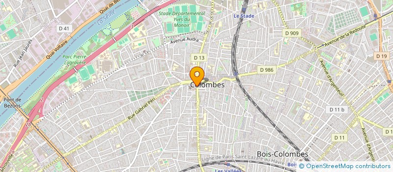 localisation de l'entreprise SCI DU 89 R DE LA REPUBLIQUE à COLOMBES