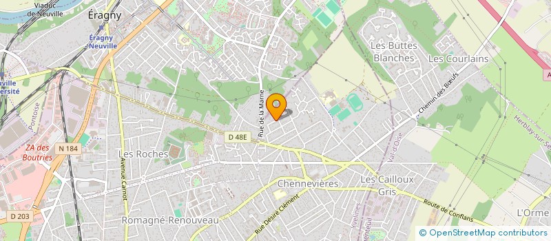 localisation de l'entreprise SCI DU 89 RUE A.G. BELIN  CONFLANS-SAINTE-HONORINE