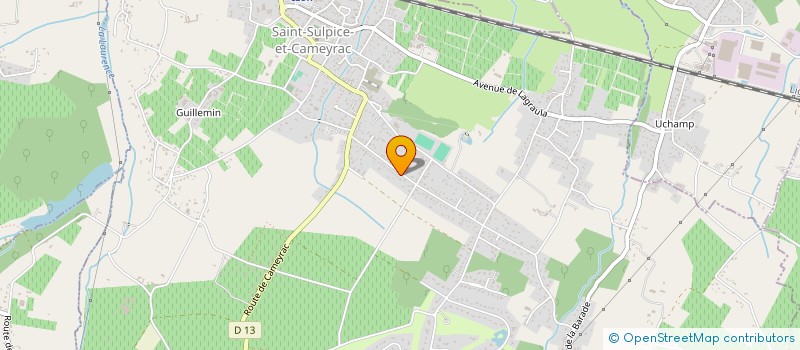 localisation de l'entreprise SCI DU 89 RUE DES GABAUDS  SAINT-SULPICE-ET-CAMEYRAC