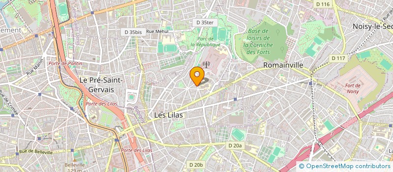 localisation de l'entreprise SCI DU 89 RUE GABRIEL PERI MASSY à LES LILAS