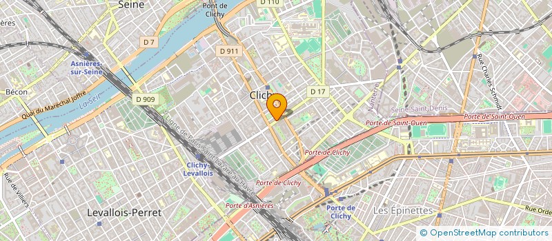 localisation de l'entreprise SCI DU 89 RUE HENRI BARBUSSE A CLICHY à CLICHY