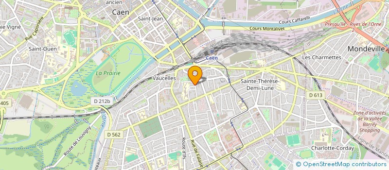 localisation de l'entreprise SCI DU 9 AV DE TOURVILLE à CAEN