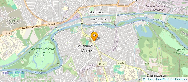 localisation de l'entreprise SCI DU 9 AV DU GENERAL DE GAULLE  GOURNAY SUR MARNE