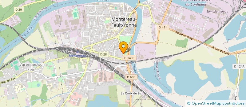 localisation de l'entreprise SCI DU 9 AV DU MAL LECLERC à MONTEREAU-FAULT-YONNE