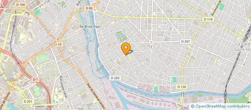 localisation de l'entreprise SCI DU 9 AVENUE D'ARROMANCHES à SAINT-MAUR-DES-FOSSES