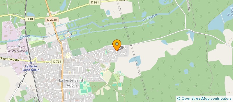 localisation de l'entreprise SCI DU 9 AVENUE DE L'EUROPE  LA FERTE-SAINT-AUBIN