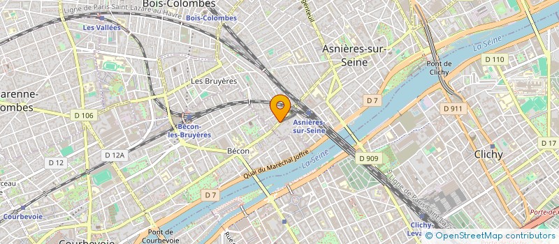 localisation de l'entreprise SCI DU 9 AVENUE DE LA MARNE à ASNIERES-SUR-SEINE